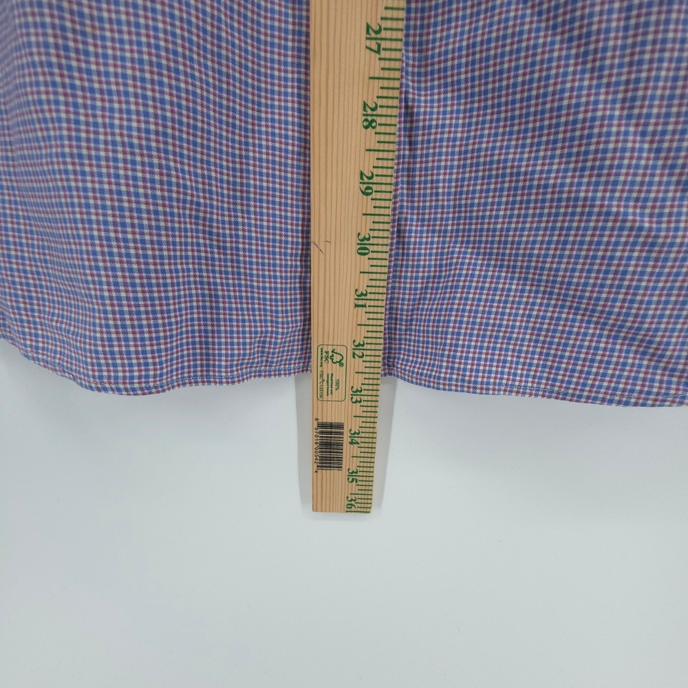 Ralph Lauren 2XL Mens Button Down Shirt Long Sleeve Checkered Plaid - Picture 8 of 9